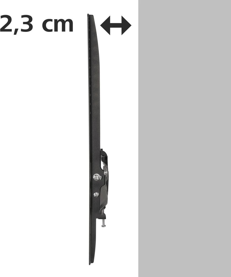 Mbajtëse muri TV, Hama 220809, VESA 75x75-400x400, fiks, 32-65 inç, 35 kg, e zezë