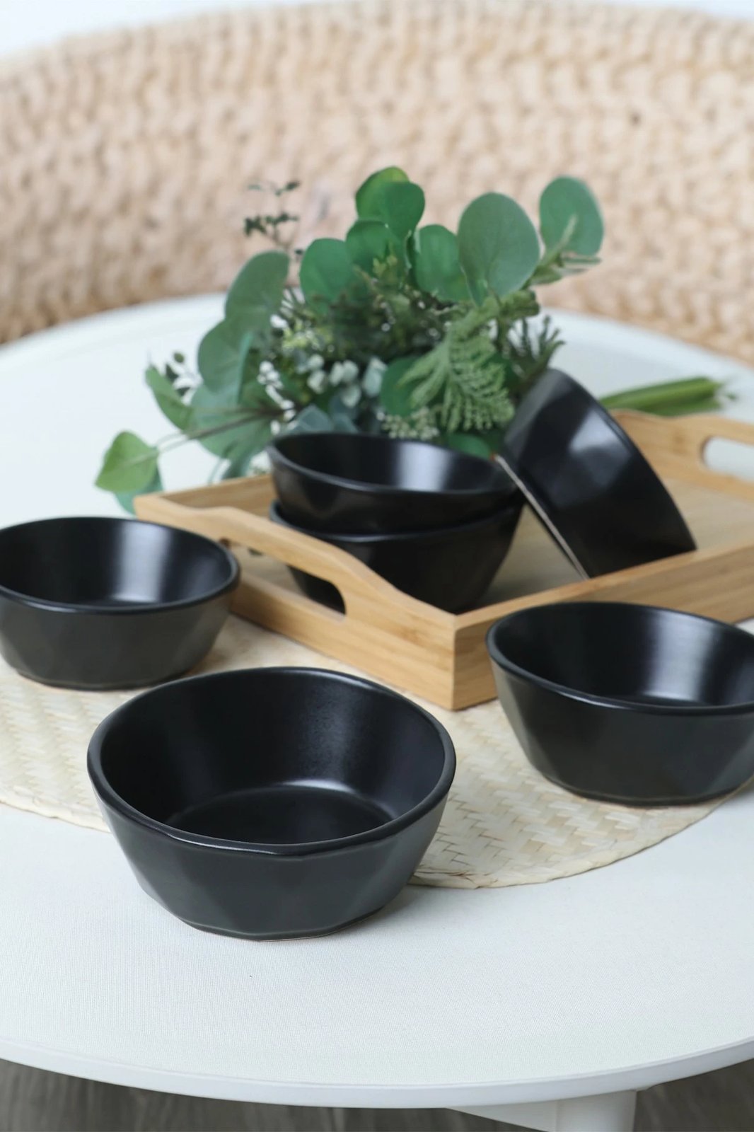 Set pjatash për meze (6 copë), Hermia Concept, X00019033, ngjyrë e zezë