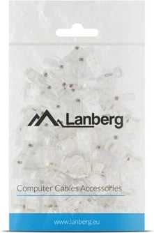 Ficha e Rrjetit Lanberg RJ45 (8P8C) CAT.5E UTP 100 copë