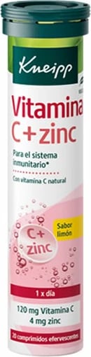 Suplement ushqimor Kneipp Vitamin C + Zinc, 20 kapsula
