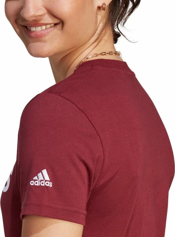 Maicë adidas për femra, e kuqe