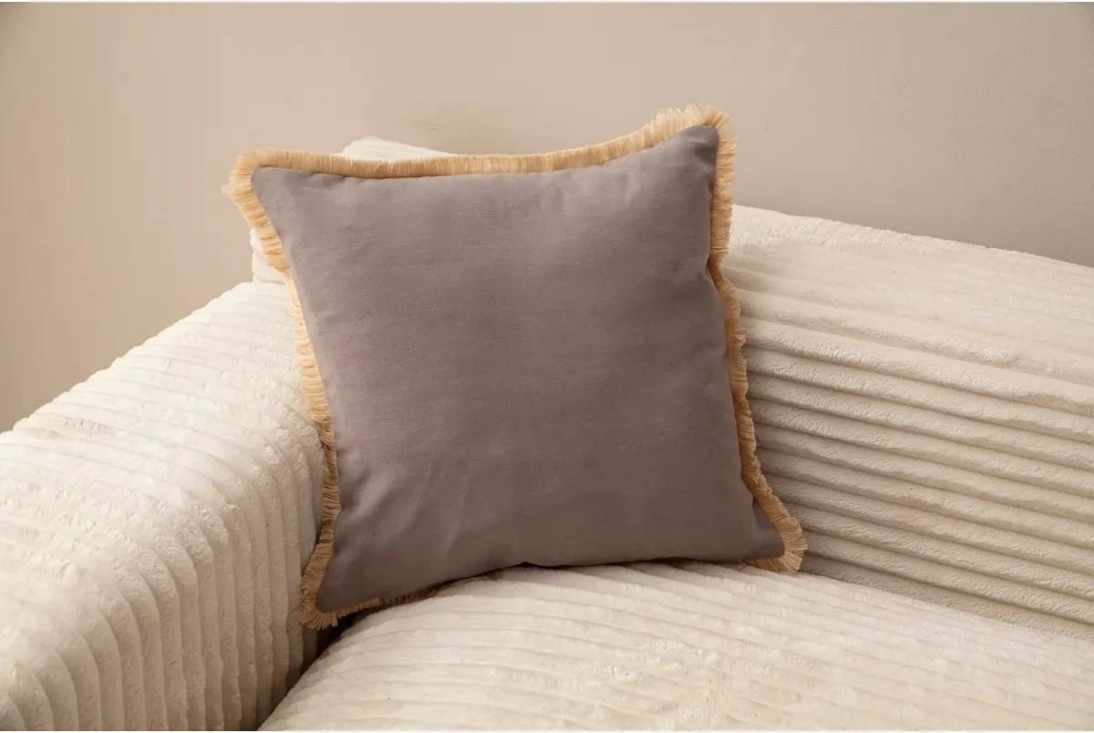 Jastëk mbulesë, ngjyrë gri, Evila Originals, 43x43cm