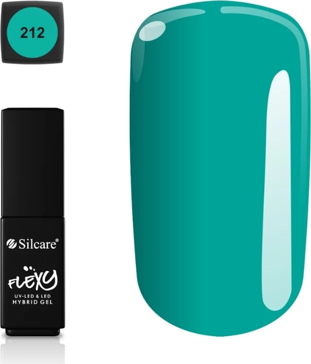 Llak për thonj hibrid Silcare Flexy Hybrid Gel 212, 4.5g