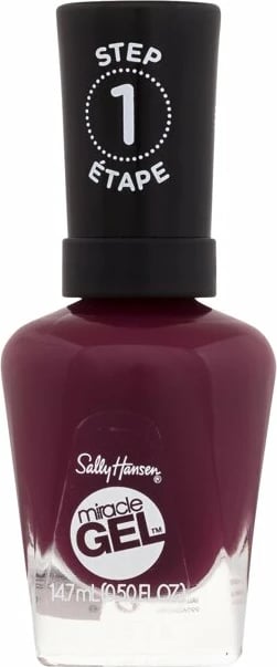 Llak për thonj Sally Hansen Miracle Gel 489 V-Amplifide për femra vjollcë 14,7ml
