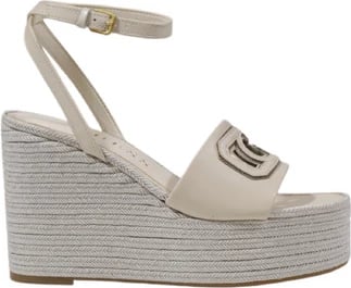 Këpucë Guess Zeppe femra, beige