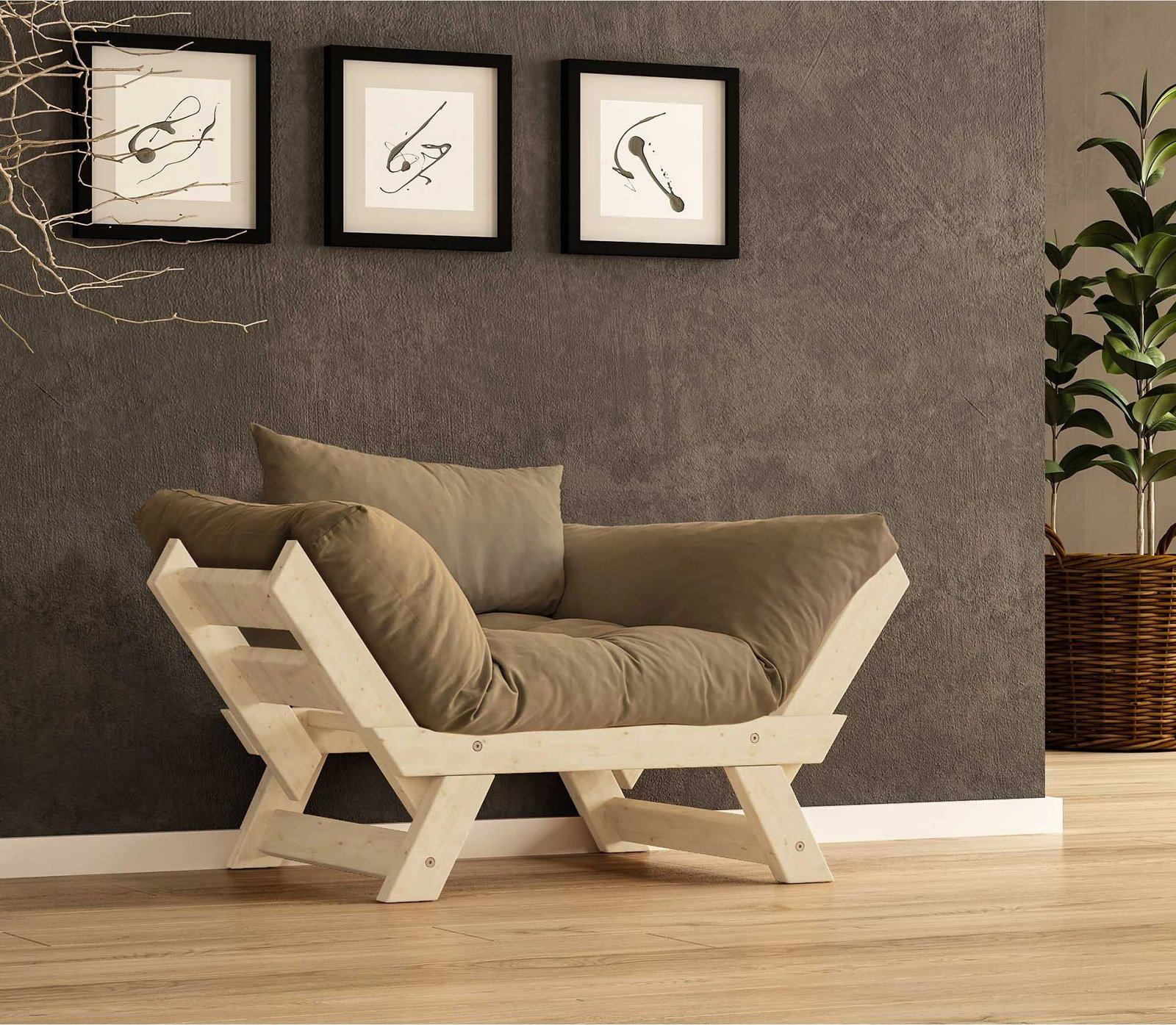 Karrige një vend për kopsht, Skye Decor, natyrale/kamel, CPT8142-140