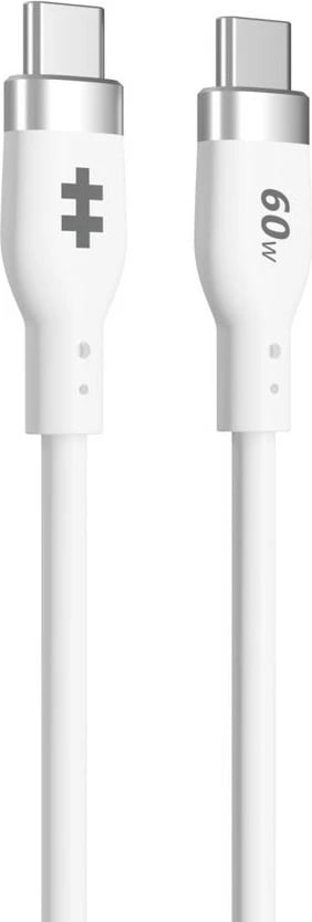 Kabllo USB-C Targus 1.5m, silikon, 60W, e bardhë