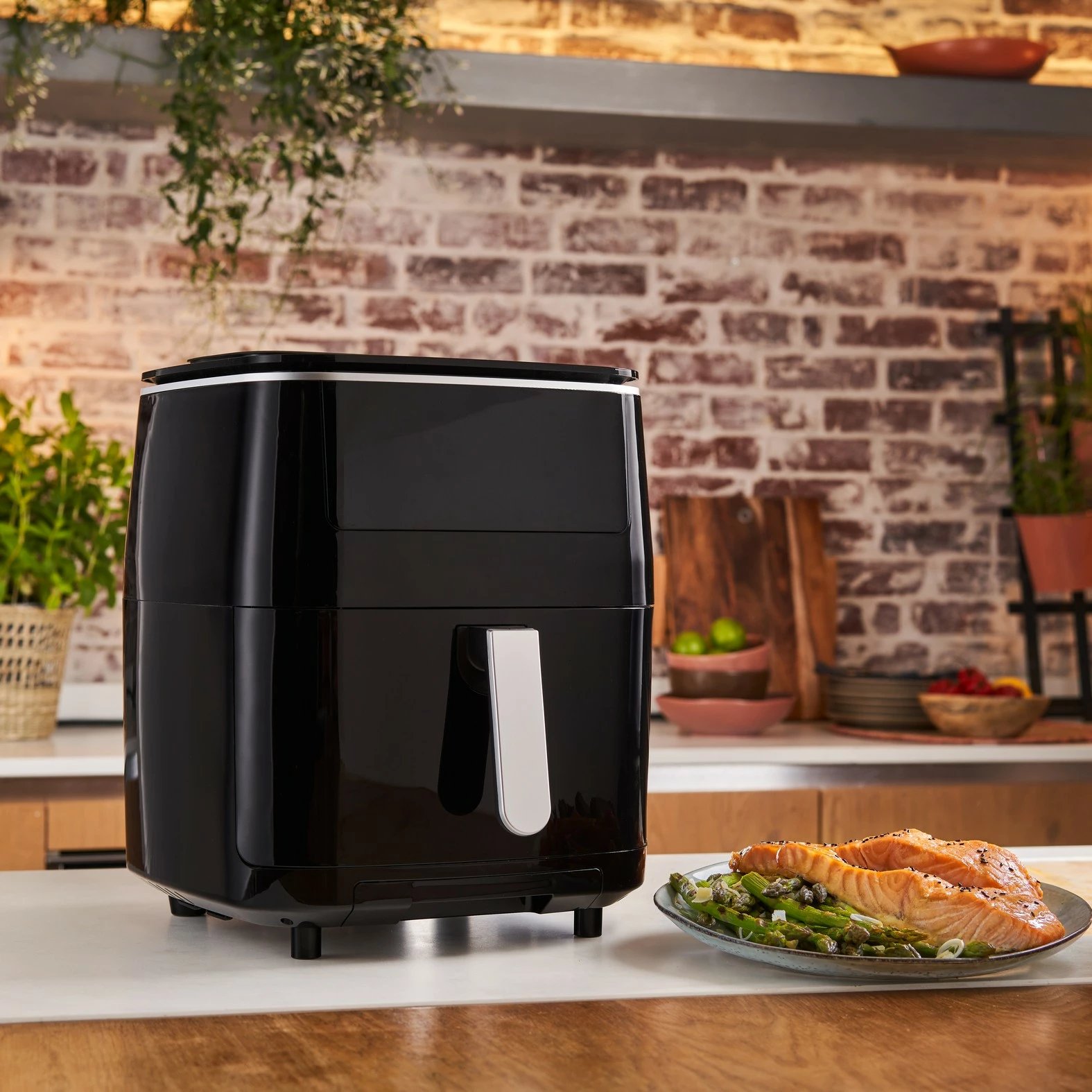 Fritezë ajri Tefal Easy Fry Grill & Steam FW2018, 1.6 kg, e zezë
