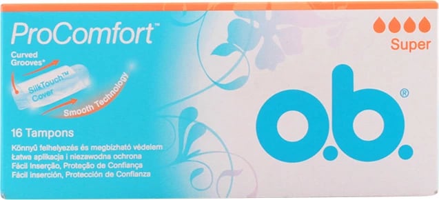 Tamponë O.B. Pro Comfort Super, 16 copë