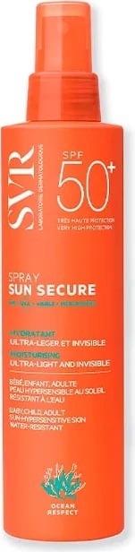 Spray mbrojtës dielli SVR Sun Secure SPF50+, 200ml unisex