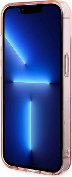 Mbështjellës Karl Lagerfeld Monogram Choupette për iPhone 15, Rozë