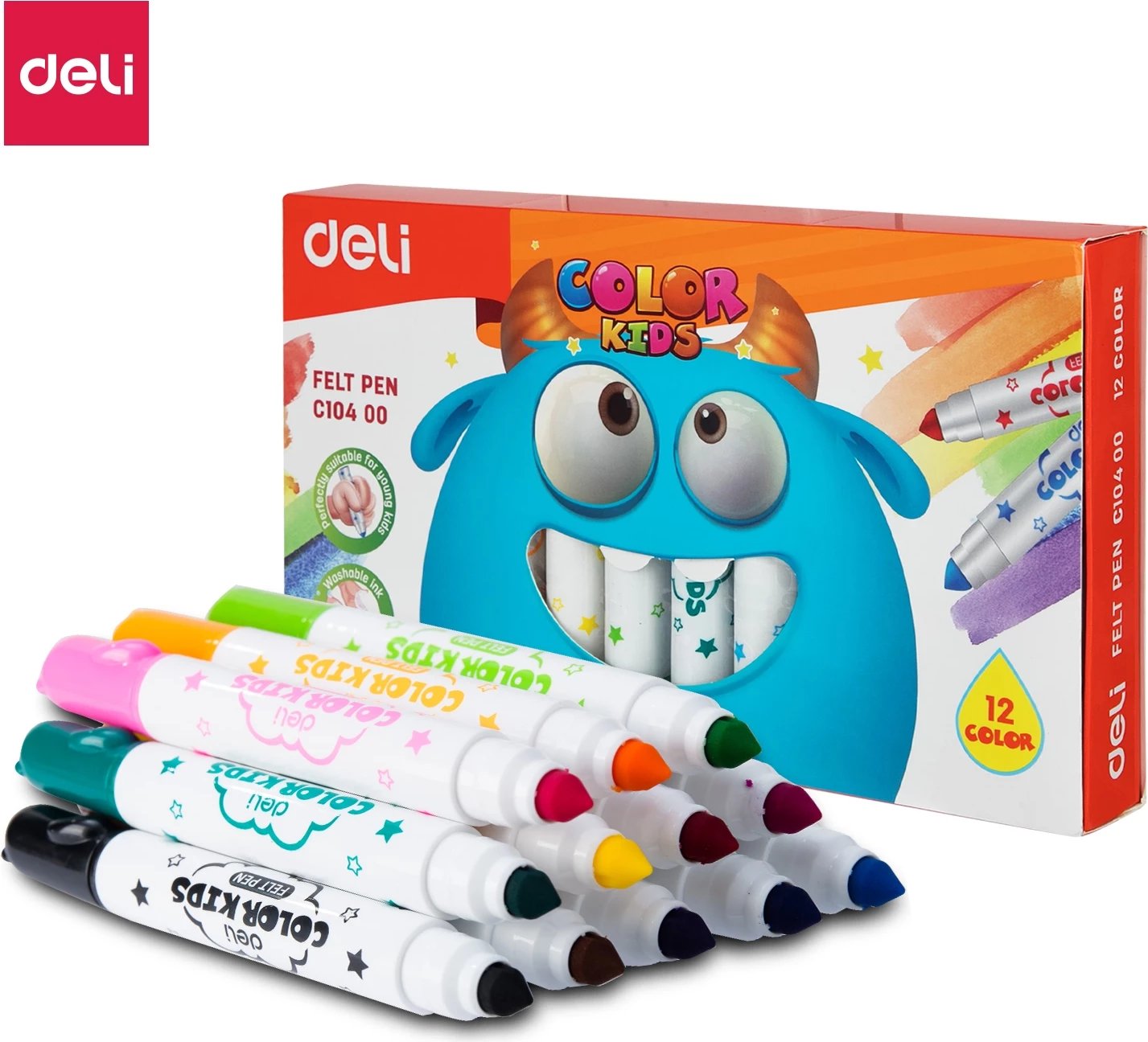 DELI FLLAMASTER KIDS C10400 1/12