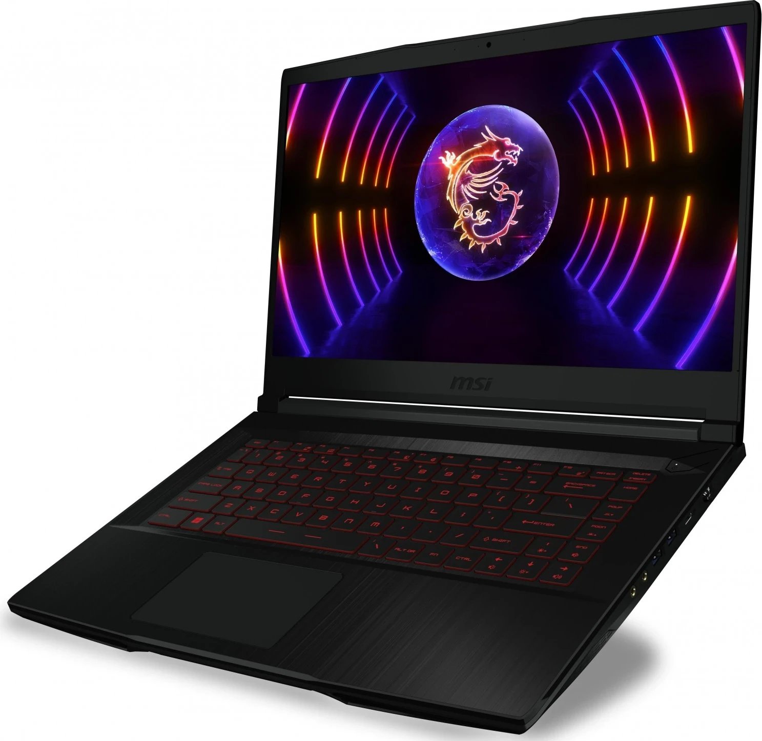 Laptop për lojëra MSI Thin GF63 12UCX-494XPL, Core i5-12450H, 15,6'-144Hz, 16GB RAM, 512GB SSD, RTX 2050, e zezë