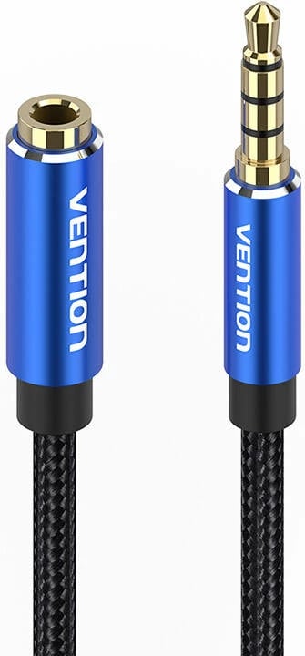 Kabllo audio zgjatuese Vention BHCLJ, TRRS 3.5mm mashkull në femër, 5m, kaltër
