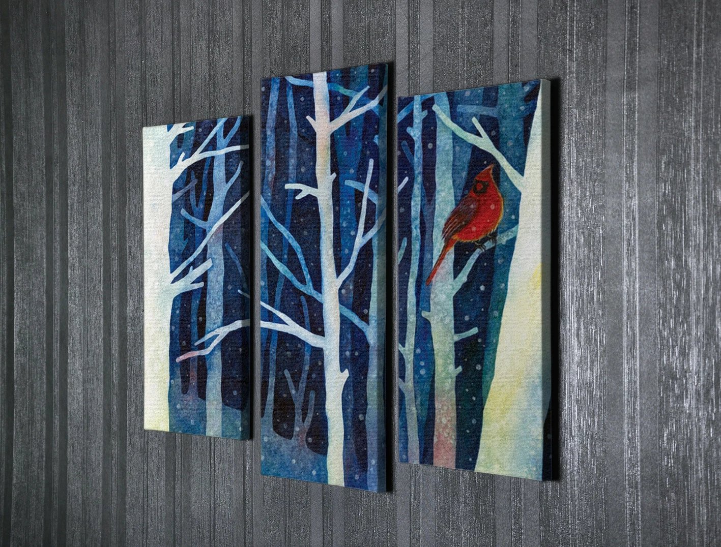 Pikturë dekorative në kanavacë (3 copë), Wallity, UC93