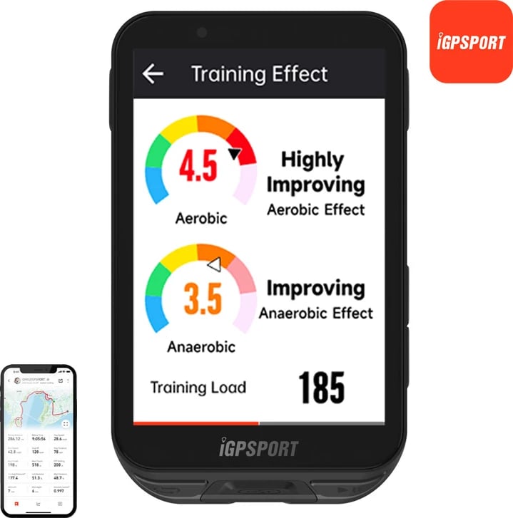 Kompjuter biçiklete iGPSPORT iGS800, 3.5" touchscreen, 32 GB, i zi