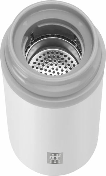 Termos me Filter Çaji Zwilling Thermo, 420 ml, çelik inox, e bardhë-hiri