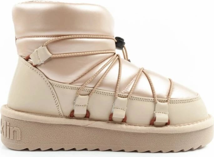 Çizme dimri për femra D.Franklin, të arta