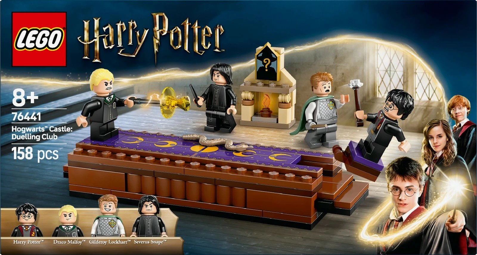 Set LEGO Harry Potter 76441 Hogwarts Castle Duel Club, 158 pjesë