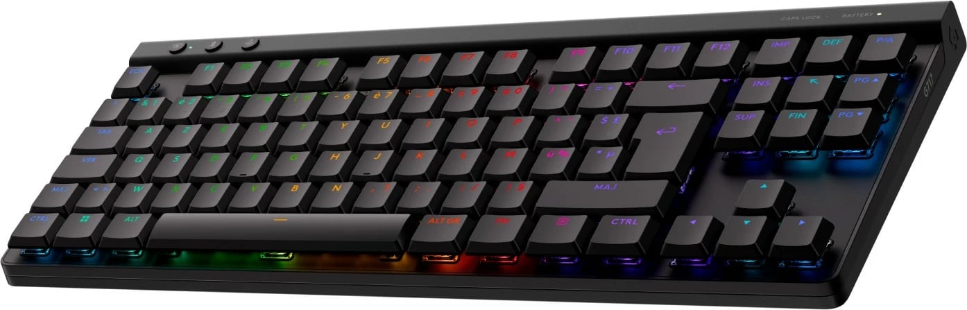 Tastierë Logitech G515 LIGHTSPEED TKL, pa numpad, e zezë