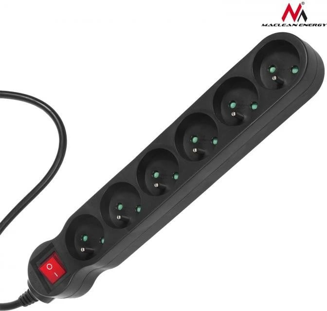 Zgjatues Maclean MCE188, 6 dalje, 2300W, 5m, zi