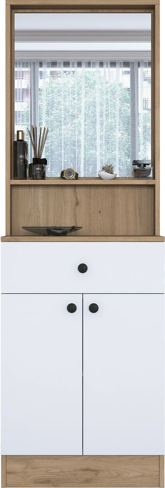 Stendë korridori Skye Decor, ngjyrë arre dhe e bardhë, P6 - 3294