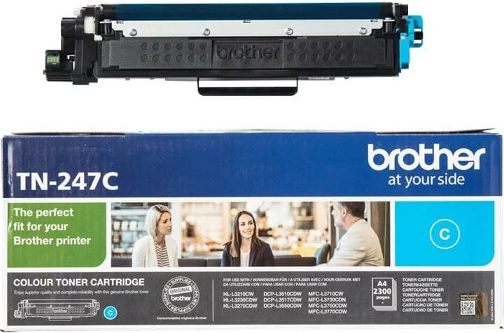 Toner, Brother TN-247C TN247C, rendiment 2300 faqe, cyan