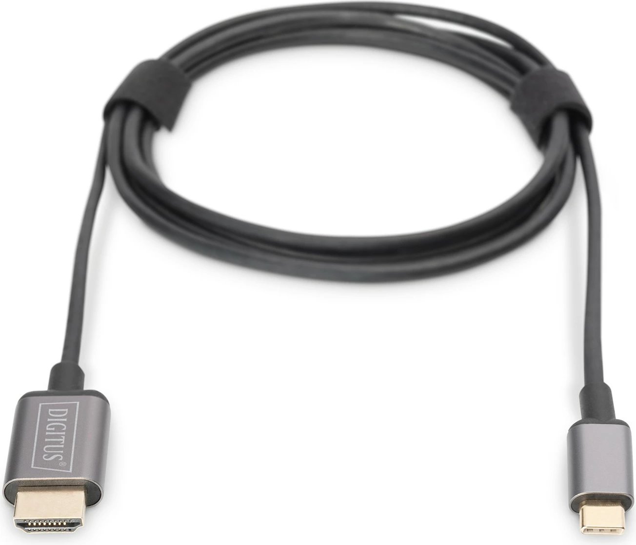 Kabllo adapter USB-C - HDMI Digitus, UHD 4K / 30 Hz, 1.8 m, Gri