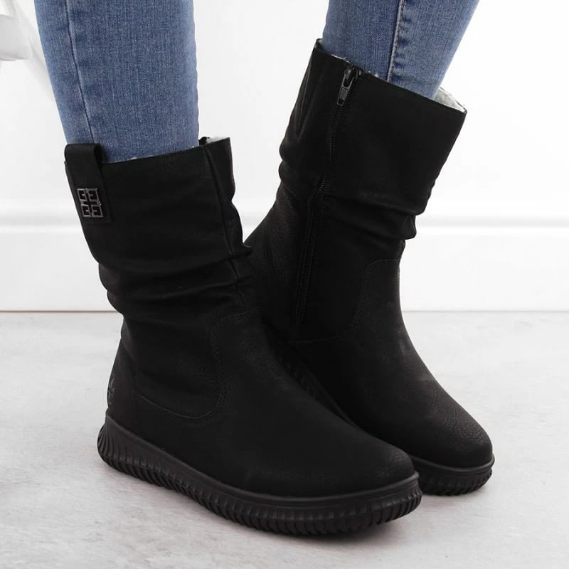 Çizme Rieker femra, të zeza