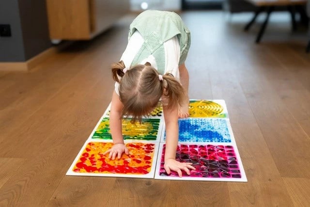 Set pllaka senzoriale Tullo, 6 copë, ngjyra të përziera