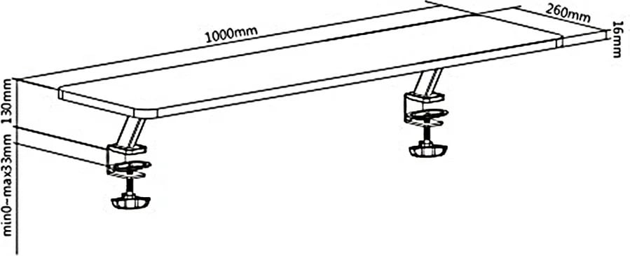 Raft monitori Maclean Ergo Office ER-409, i zi