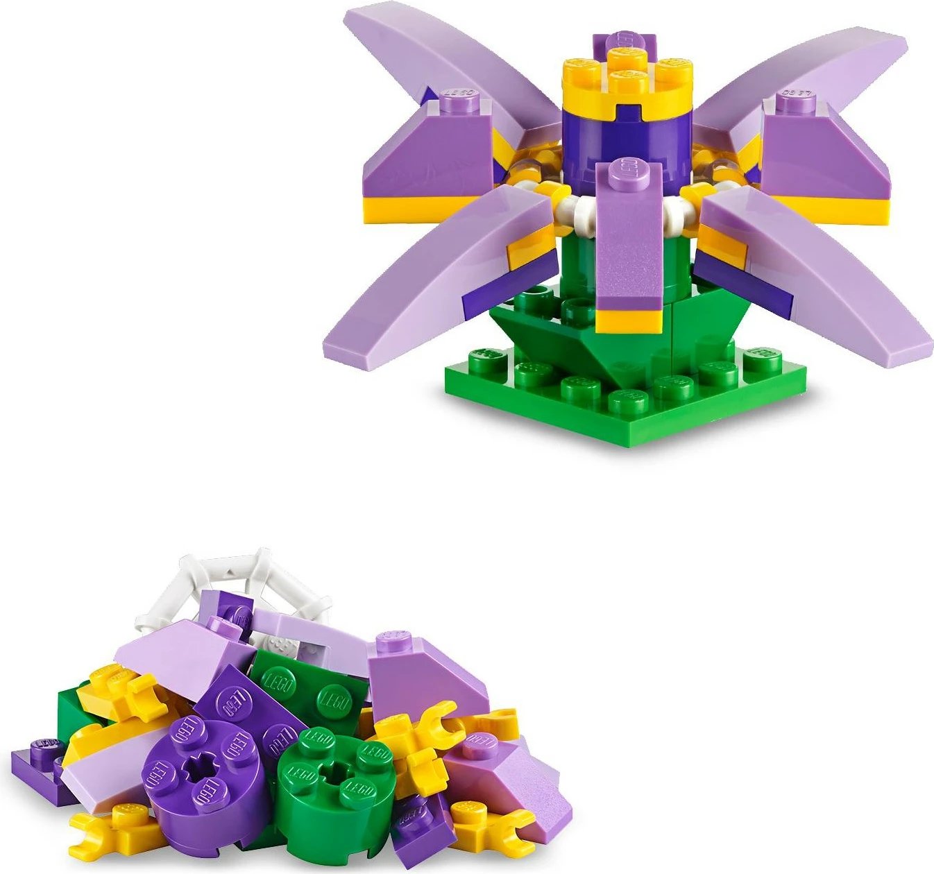 Set ndërtimi LEGO Classic Medium Creative Brick Box 10696, 484 pjesë, shumëngjyrësh