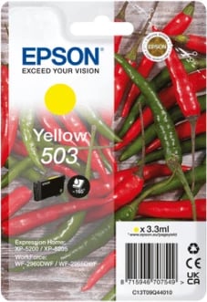 Fishek boje Epson 503 C13T09Q44010 3.3 ml 165 faqe standard verdhë