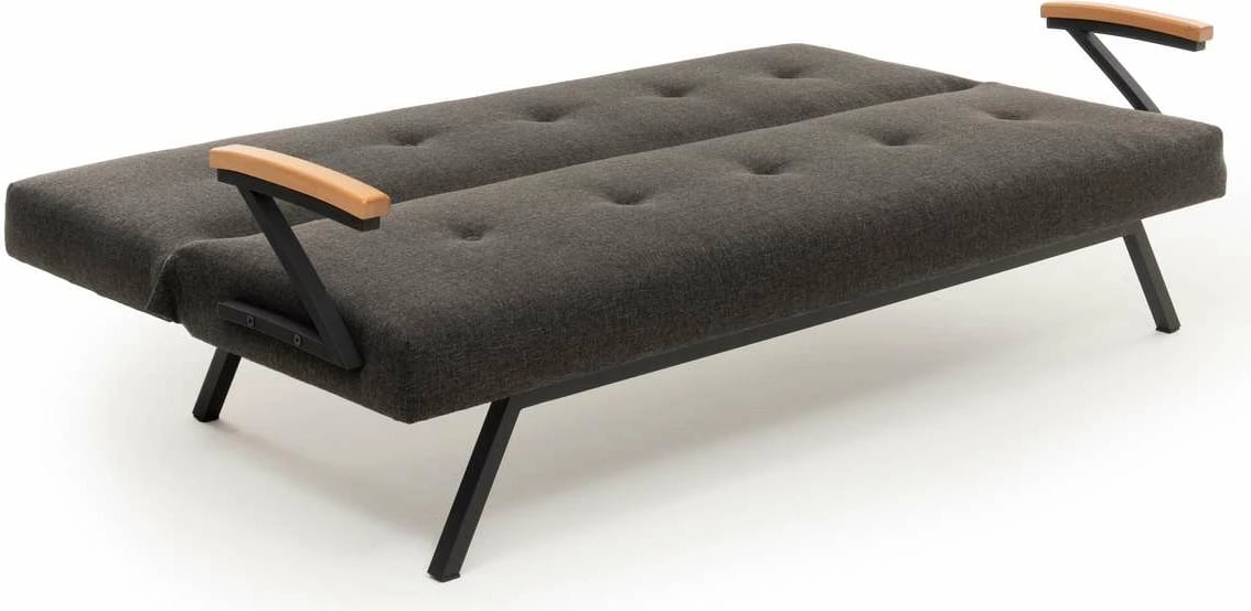 Divan-krevat 3 vende, Atelier del Sofa, Zven, ngjyrë gri e errët