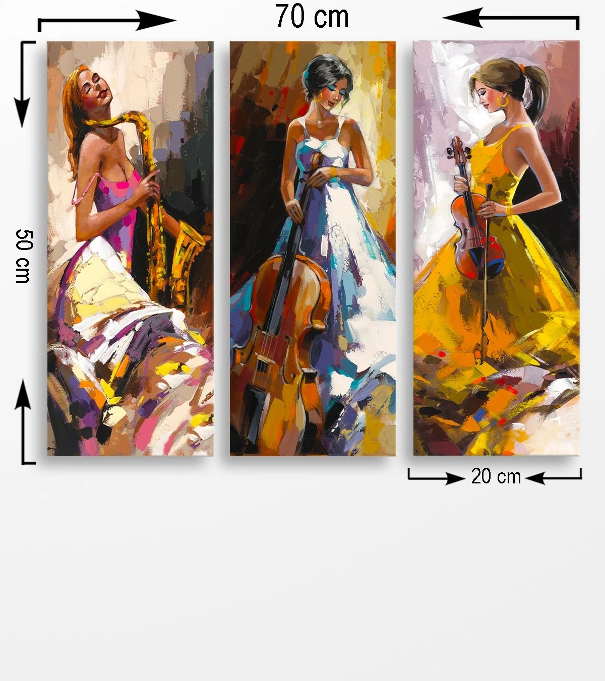 Pikturë dekorative MDF (3 copë), Wallity, MDF0084 Pikturë dekorative MDF (3 copë), Wallity, MDF0084