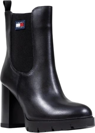 Çizme Tommy Hilfiger Jeans femra, të zeza