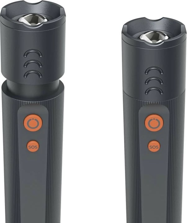 Elektrik dore Hama 228607 1200 lm 300 m zoom i rikarikueshëm IP44 USB-C, e zezë