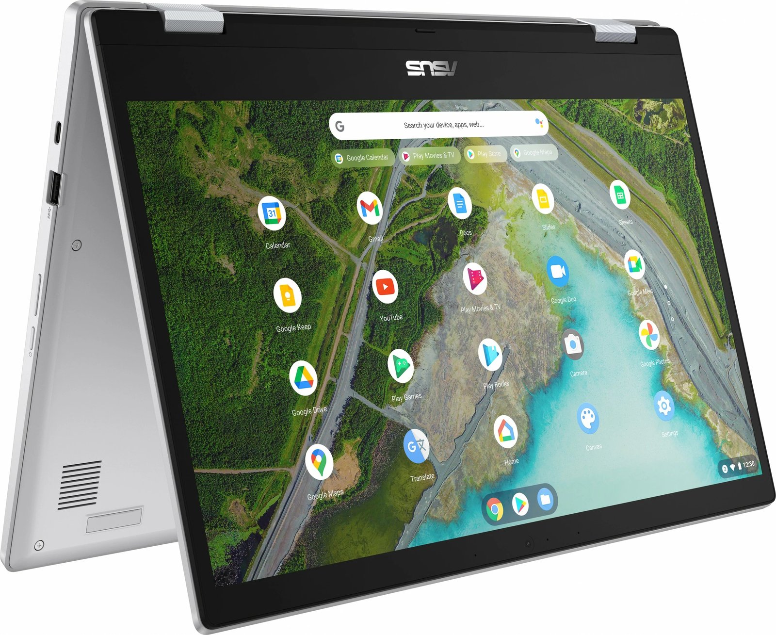 Kompjuter ASUS Chromebook CX1500FKA-E80046, 15.6" FHD Touch, N4500, 8GB/128GB eMMC, ChromeOS, argjendtë