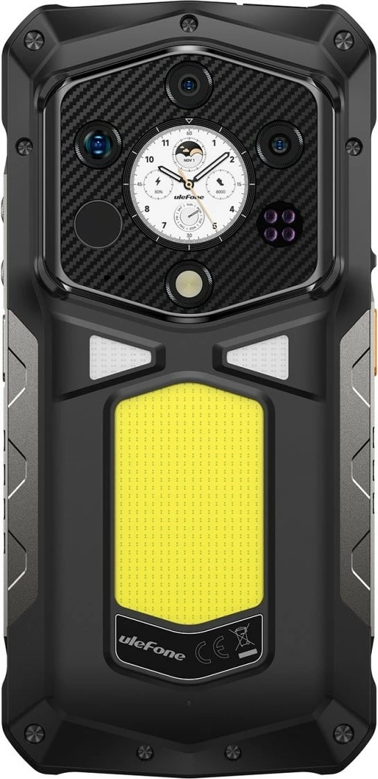 Celular Ulefone Armor 29 Pro Thermal (UF-A29PT) 5G 16/512GB 6.67" AMOLED 120 Hz bateri 21200 mAh IP68/IP69K Black