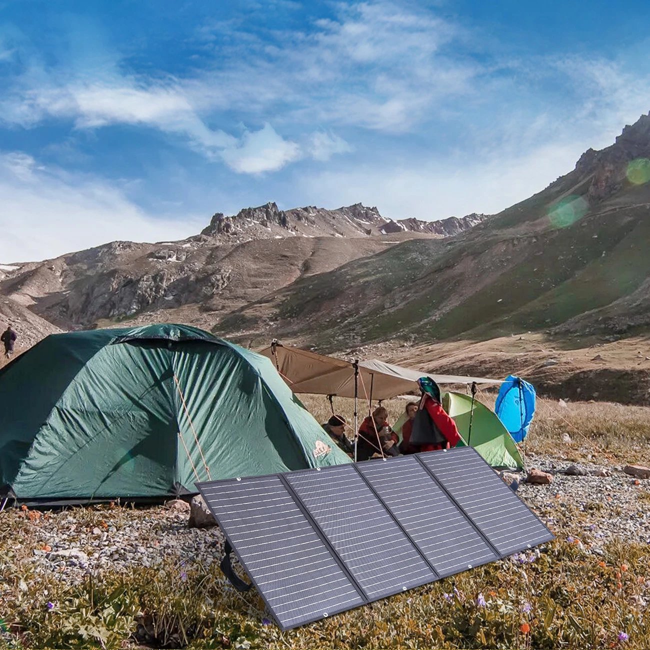 Karikues diellor i palosshëm Choetech SC010, 160W, i zi