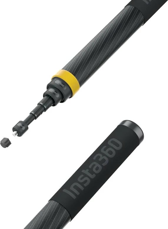 Selfie stick i zgjatshëm Insta360, i zi/verdhë