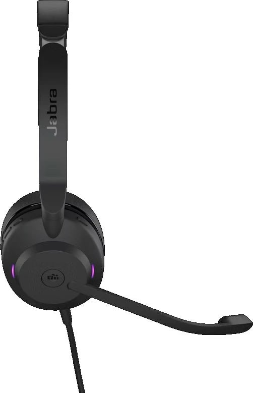 Kufje Jabra Evolve2 30 SE, USB-A, Stereo, me mikrofon, e zezë