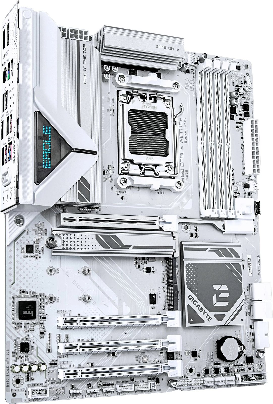 Pllakë amë Gigabyte B850 EAGLE WIFI7 ICE, Socket AM5, WiFi 7, e bardhë
