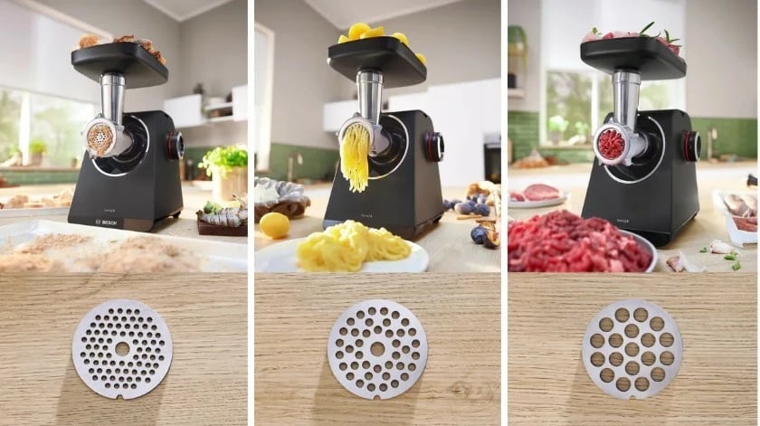 Mulli mishi Bosch Series 4 MFWS435B 1900W 2.5 kg/min me kthim të kundërt, e zezë/argjendtë