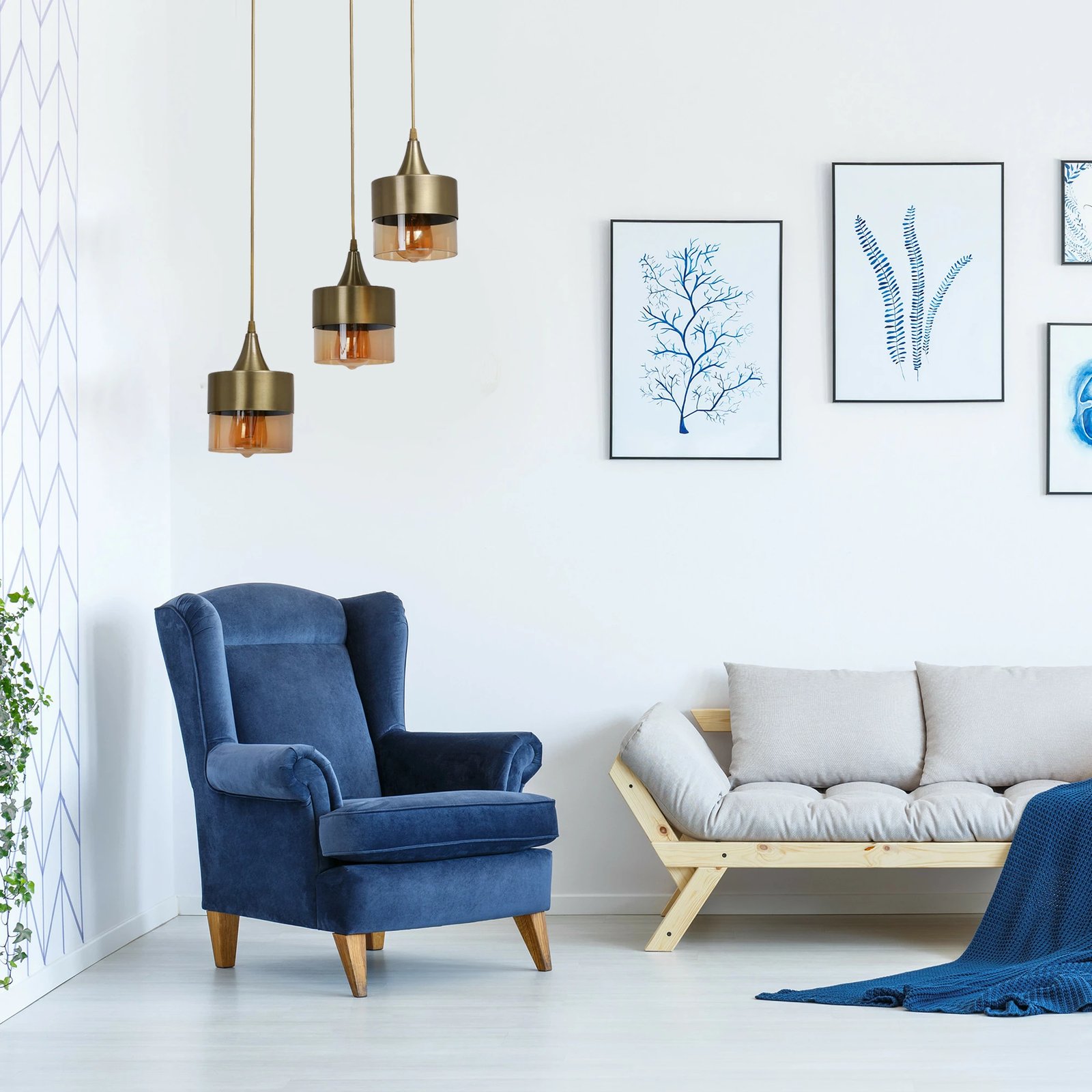 Llambë tavani Opviq, vintage, 8319-3T