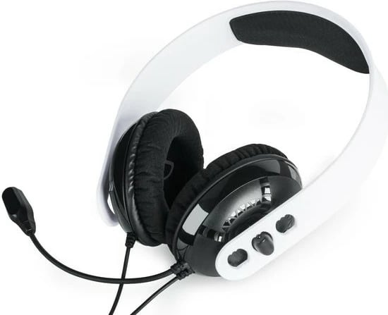 Kufje gaming Raptor H200, stereo, 3.5mm, bardhë/zezë