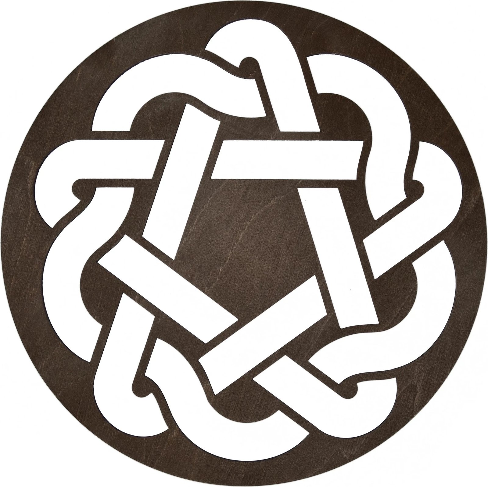 Set nënshimesh tavoline prej druri (4 copë), Hermia, Don - ngjyrë wenge