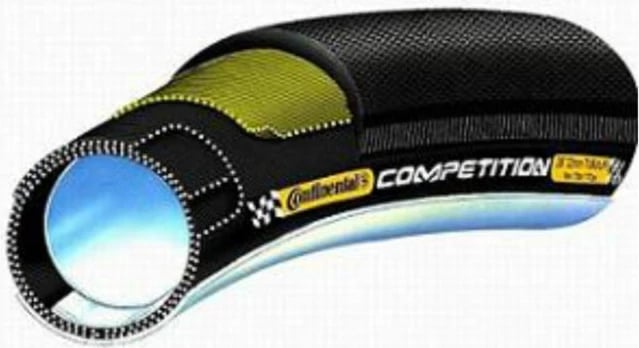 Gomë tubulare për biçikletë Continental, e zezë