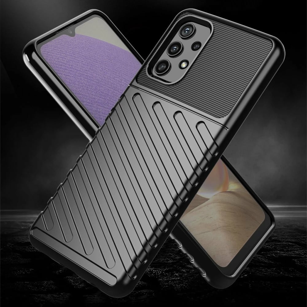 Mbështjellës Hurtel Thunder Case për Samsung Galaxy A72 4G, TPU, Blu