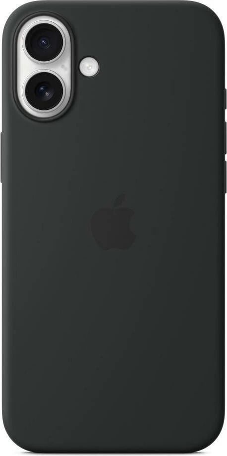 Mbështjellës silikon për iPhone 16 Plus Apple MagSafe, ngjyrë e zezë
